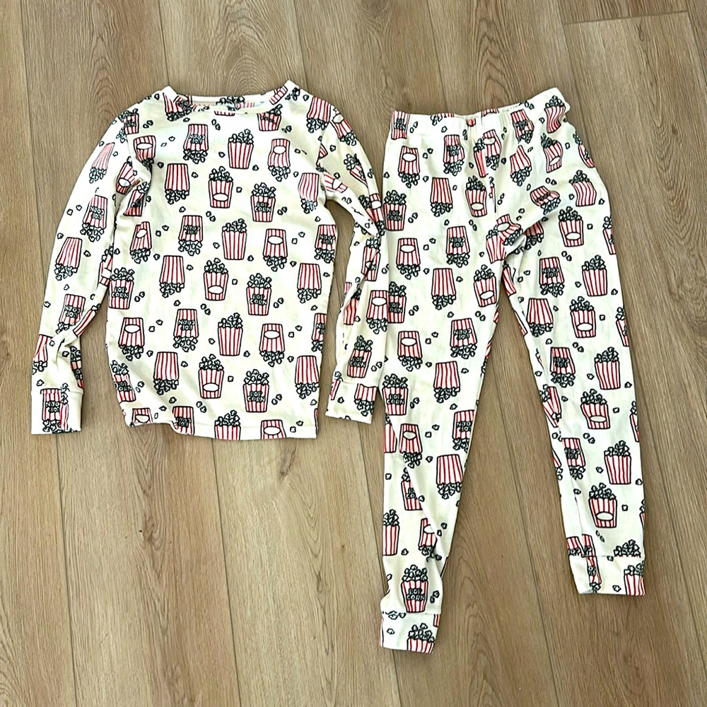 Cat & Jack popcorn pajamas size 14